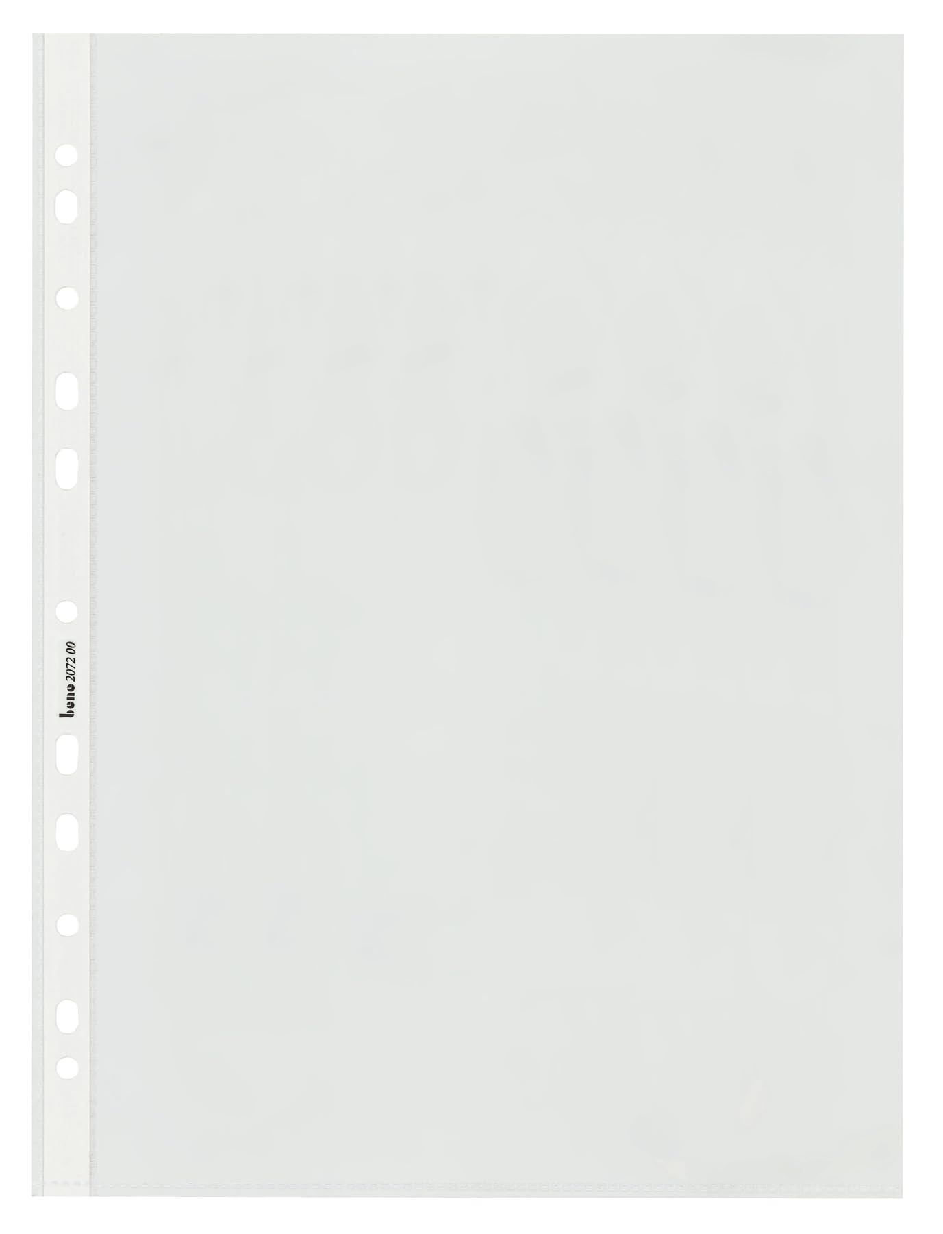 Bene 207200 Document Wallets A4 Transparent Polypropylene 100 µm Pack of 100