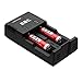 EBL Battery Charger for Li-ion Ni-MH Ni-CD Rechargeable Batteries with 4 Pack 3.7V 14500 Li-ion Rechargeable Batteries