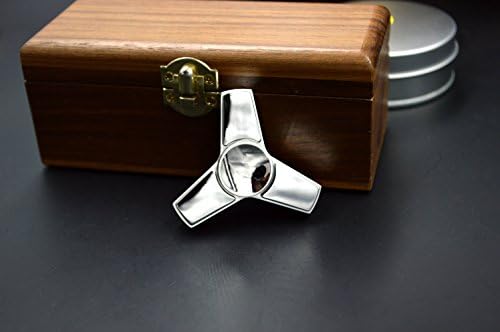 #1 Best Selling Stainless Steel Tri Spinner | 2-5 Minutes Average Spins | Best High Speed Fidget Toy To Focus and Kill Time for Children and Adults | Silver Stainless Steel