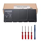 SWEALEER JD25G Laptop Battery Compatible with Dell XPS 13 9343 9350 13D-9343 Laptop Replacement for 90V7W 5K9CP DIN02 0DRRP JHXPY 0N7T6 RWT1R 13D-9343-1808T [New Li-ion 4 Cell 52WH 7.4V JD25G]