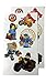 Temporary Tattoos (8 Sheets) for Building Brick-Theme Parties, Party Favors or Just for Fun!