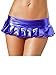 Holly Gibbons Women's Shiny Wet Look Pleated Clubwear Mini Skirt