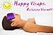 Hot Cold Unscented Eye Pillow and Free Eye Mask for Sleep, Yoga, Migraine Headaches, Stress Relief. By Happy Wraps