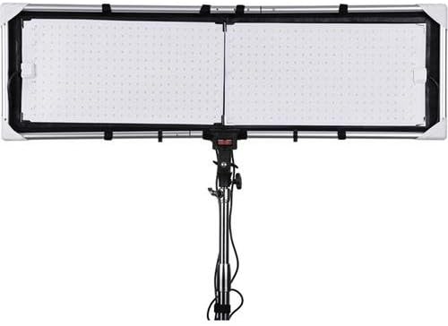 Ledgo VersaTile Bi-Color LED Mat 2-Light Kit, Includes 2x Versatile Mat, 2-Light (32x9") Aluminum Frame with Stand Mount, Diffuser, Control Box with V-Lock Battery Plate and Padded Carrying Case