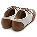 Ollio Women's Shoe Classic Lace Up Dress Low Flat Heel Oxford