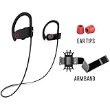 Wireless Headphones,Bluetooth Headphones, Wireless Bluetooth Headphones, with Arm Band &amp; Memory Foam Eartips , Lightweight Sports Bluetooth Hands Free Earphones for All iPhone , Samsung, LG Series