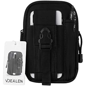 Vdealen Tactische Molle Pouch Heuptas met Mobiele Telefoon Holster Houder