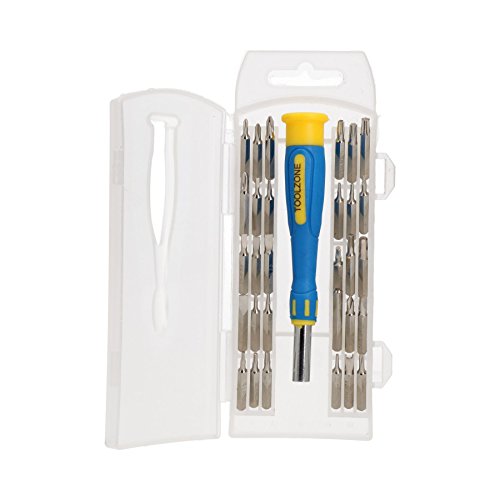 31pc Precision Screwdriver and Accessory Set Phillips Flat Headed Torx Hex Bits - Thumbnail 3