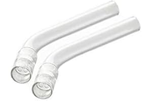 Solo Glass Tube Stem (Curved Bent) Steam Chemistry Air Drying Tube, 2-Pack