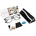 Livhò Blue Light Blocking Computer Glasses, Tablet/Gaming/TV/Phones Glasses for Women Men, Anti Eyestrain Filter UV Glare & Reduce Headache Eyewear Fake Glasses - 0.0 Magnification