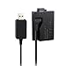 CCYC DR-E5 DC Coupler Replace of LP-E5 Battery, USB DC Converter Power Cable Replacement for ACK-E5 AC Power Adapter, Suit for Canon EOS 450D, 500D, 1000D, Rebel XSi, XS, T1i, Kiss F, X2, X3 Cameras