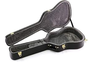 (Made in Canada) Deluxe Hardshell Acoustic Guitar Case (Built Road-Tough) with Lockable Latch