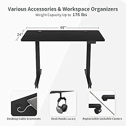 FEZIBO Height Adjustable Electric Standing Desk, 48