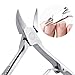 TOP TENG® Nail Clipper/Nipper for Thick or Ingrown Toenails + Fingernails - Surgical Grade Stainless Steel, Free Professional Double Sided Nail File Included