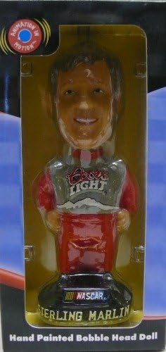 NASCAR - Bobble Dobbles - Sterling Marlin - Hand-Painted Bobble Head Doll