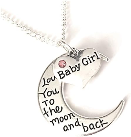 Baby Girl To the Moon and Back Necklace