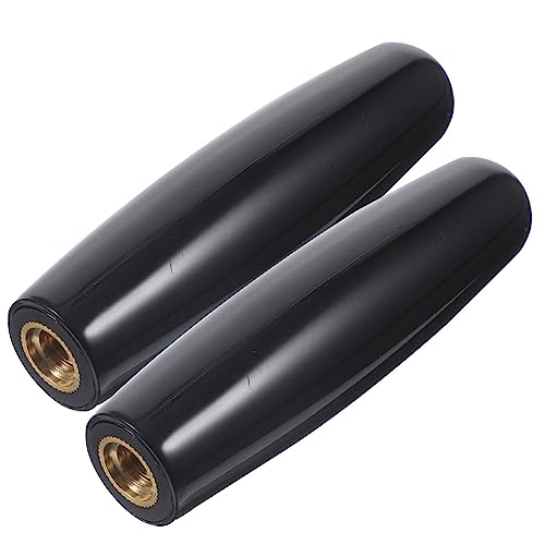 CIYODO 2pcs Black Plastic Beer Tap Handle Replacement for Kegerator Solid Faucet Handle for Draft Beer Keg Faucet