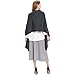 Hanerdun's Womens Thick Knit Wrap Soft Warm Shawl Winter Scarf With Pocket, Black, One Size
