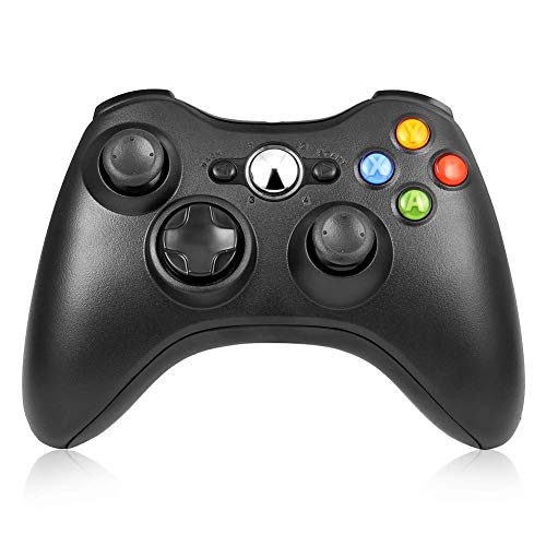 Reiso Wireless Controller for Xbox 360, 2.4GHZ Xbox 360 Game Controller Compatible with Xbox & Slim 360 PC Windows 7,8,10(Black) Reiso Wireless Controller for Xbox 360, 2.4GHZ Xbox 360 Game Controller Compatible with Xbox & Slim 360 PC Windows 7,8,10(Black)