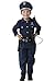 Dress Up America Deluxe Police Dress Up Costume Set - Includes Shirt, Pants, Hat, Belt, Whistle, Gun Holster and Walkie Talkie (T2),Blue,T2