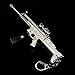 Focux PUBG Playerunknown's Battlegrounds KeyChain Accessories Keychain Charm Souvenir Gifts PUBG (SCAR-L)