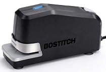 Bostitch Impulse 25 No-Jam Electric Stapler, Full-Strip, Black (02210)