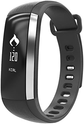 wrist heart rate blood pressure blood oxygen monitor bluetooth sports smartwatch pedometer daily mileage motion meter energy comsumption sleeping monitor tired monitor smart bracelet. (black)