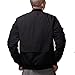 MCCKLE Men`s Zip Hip Hop Varsity Baseball Bomber jacket Black