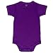 2T 3T 4T 5T 6T Toddler Bodysuit Short Sleeve Round Crew Neck - Purple