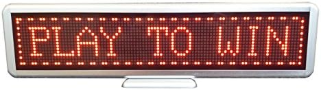 Programmable Scrolling SMD Dot Matrix LED Mini Advertisement Display (16x96 pixels, 3.0 pitch) Red