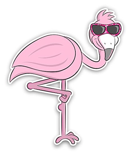 Flamingo Sticker Vinyl Decal for Auto Cars Trucks Laptop RV Camper