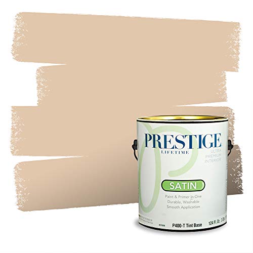 PRESTIGE Paints Interior Paint and Primer In One, 1-Gallon, Satin, Comparable M…