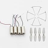 BTG Motors Propellers Prop Guards Part Kit for Syma X22W Wifi FPV Pocket Drone