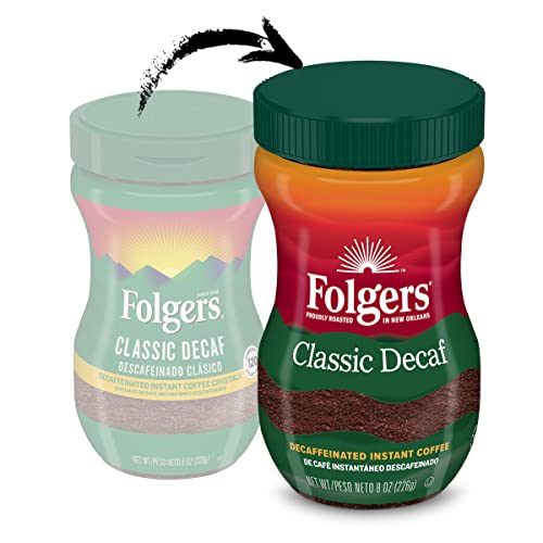 Folgers Classic Decaf Decaffeinated Instant Coffee Crystals, 8 Ounces Pricepulse