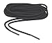 2 Pair Pack Solid Black 48 Inch proBOOT Heavy Duty Round 1/8 Thick Rugged Wear Boot Laces Long Lasting Shoelaces