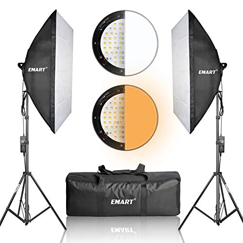 EMART Photography Softbox Lighting Kit, Photo Equipment Studio Softbox