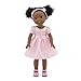 Emily Rose 14 Inch Doll Clothes | Pink Easter Doll Dress with Rosette Headband | Fits 14