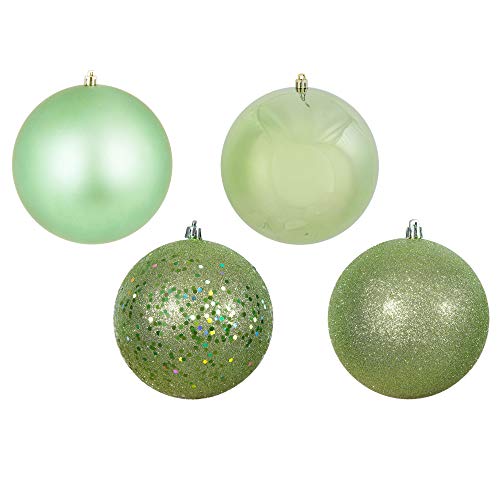 Vickerman 6" Celadon 4-Finish Ball Ornament