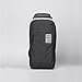 Dpark New Group Series Water-resistant Canvas& PU Sling Chest Shoulder Bag Pack Small Crossbody Backpacks Portable Sport Pack Travel Backpack for Men Women Child (Black)