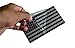 American Flag Car Stickers (American Flag Sticker - Black/Silver (Huge 5