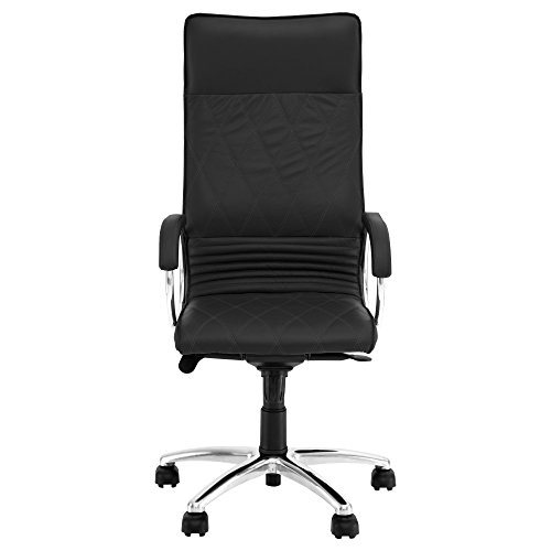 SEDIA-SINCRONA-ALLEGRO-SEDILE-UFFICIO-PROFESSIONALE-ERGONOMICO-MULTI-POSIZIONE-360--GIREVOLE-NERO