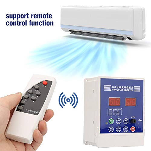 VFD Adjustable-Frequency Drive,AC220V VFD Variable Frequency Drive Motor Speed Controller with Remote Control for Air Cooler(1.1KW) - Thumbnail 6