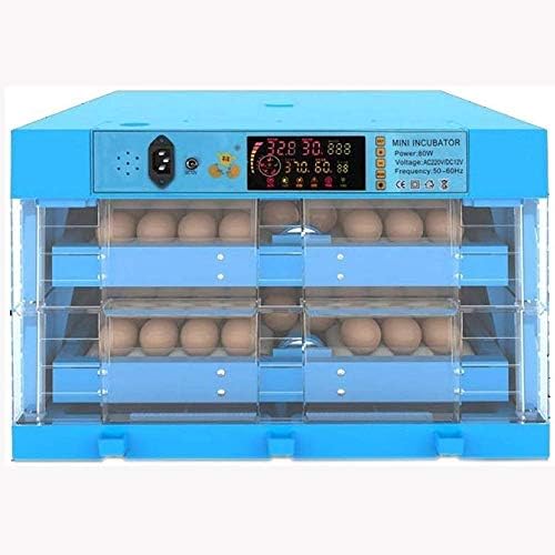 DYLDD Egg Incubator Automatic Incubators Turning Chicken Built-in LED Candle Hatching Eggs Hatcher for Chicken Ducks Goose