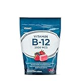 GNC Vitamin B-12 2500 MCG Soft Chews, Berry Blast, 60 ea