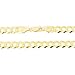 Solid 14k Yellow Gold Comfort Cuban Curb Heavy 8.3mm Chain Necklace, 22