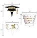 120PCS Graduation Cupcake Toppers Wrappers 2023 - Congrats Grad Party Supplies Cake Decorations