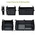 MIU COLOR Car Trunk Organizer for SUV, Collapsible Trunk Storage Organizer, Securing Straps, Non Slip Bottom(Black)