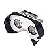 DSCVR Headset inspired by Google Cardboard v2 IO 2015 VR Gear for Apple iPhone and Android Smartphones - Google WWGC Certified Virtual Reality Viewer (Black)