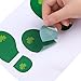 St.particks Day Decorations, Konsait St.Patrick Leprechaun Footprint Floor Decals Removable Shamrock Foot Stickers for Window Walls Saint Patty's Day Party Favors Supplies Decoration(16 Pairs)