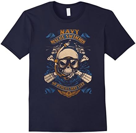 Men's RESCUE SWIMMER So Others May Live - Veteran Owned Business 2XL Navy